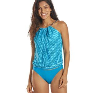 💙NEW!💙MICHAEL KORS BLOUSON HIGH NECK GEO M💙